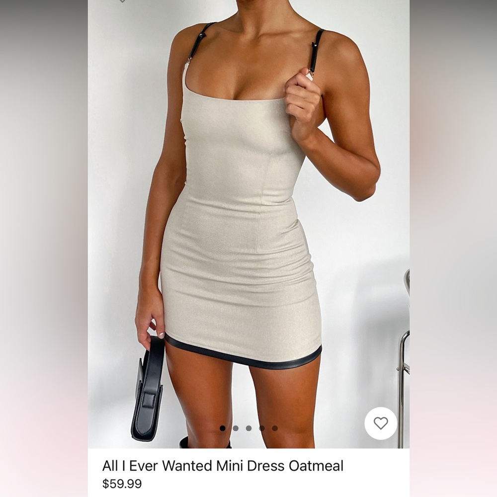 Mini white fox dress! Worn once